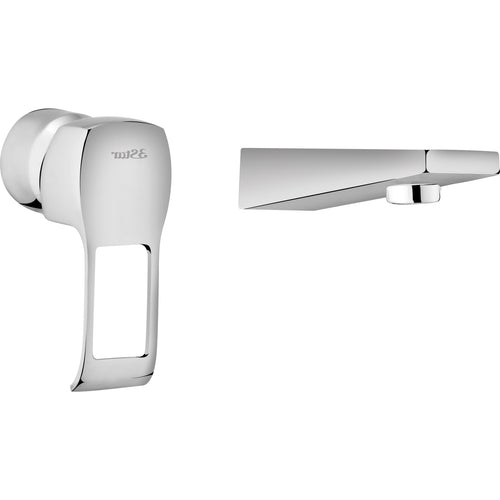 Concealed basin mixer body with spout square without dial plate(5001)