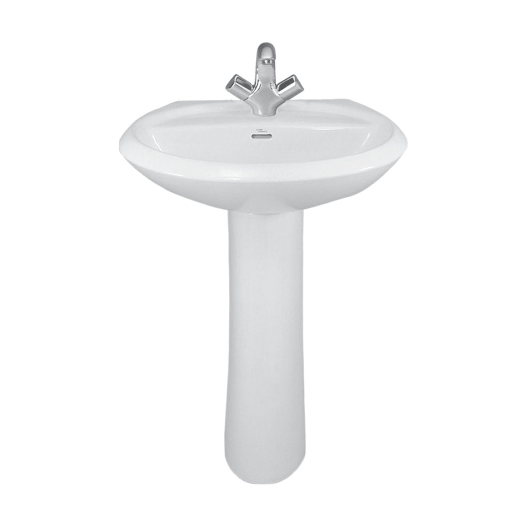 MISC. Wash Basins with pedestal(MEDIUM WASH BASIN -56CM)