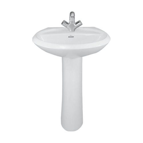 MISC. Wash Basins with pedestal(MEDIUM WASH BASIN -56CM)