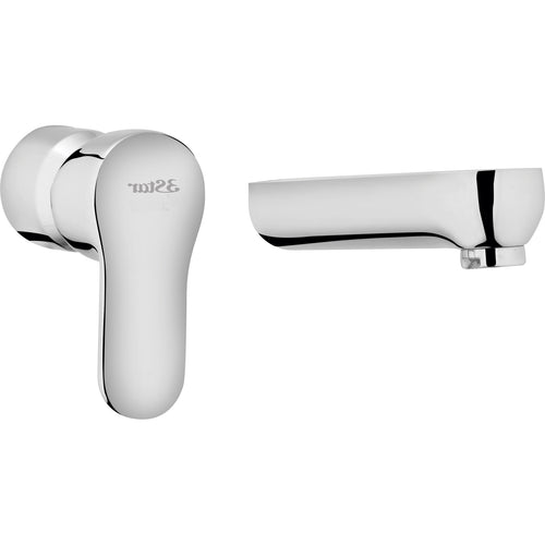 Concealed basin mixer body with spout round without  dial plate(2001)