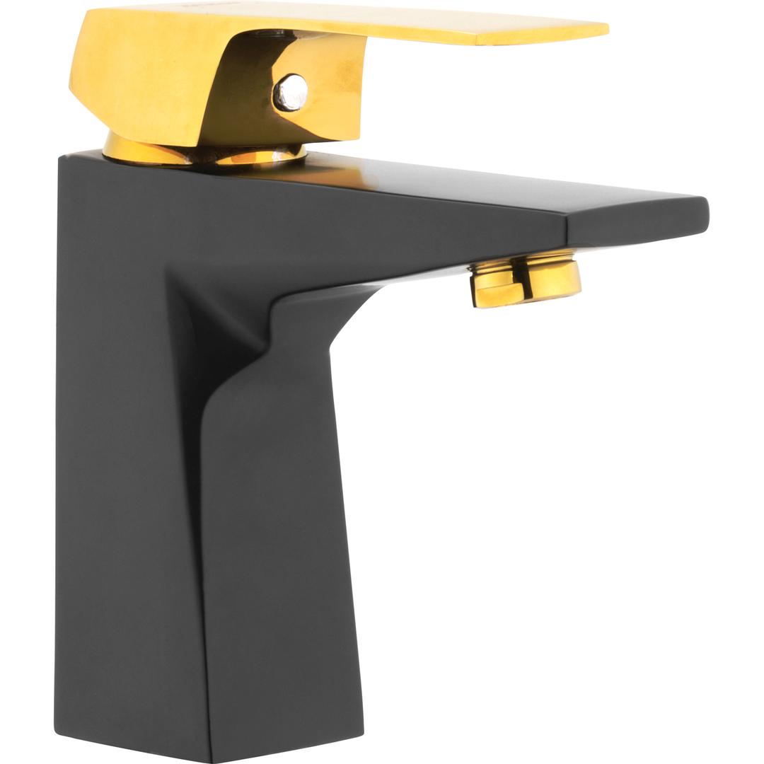 Matt-Black Gold MEDUSA circle Complete-Set 8-Pcs includes Bath Mixer(4th-rod, T-arm+ jet Shower)1Pcs,  Basin Mixer:1Pcs,  T-Cocks:3Pcs,Double Bib-Cock:1Pcs,Muslim Shower with Chain:1.20mtr 1PcsBasin waste:1Pcs