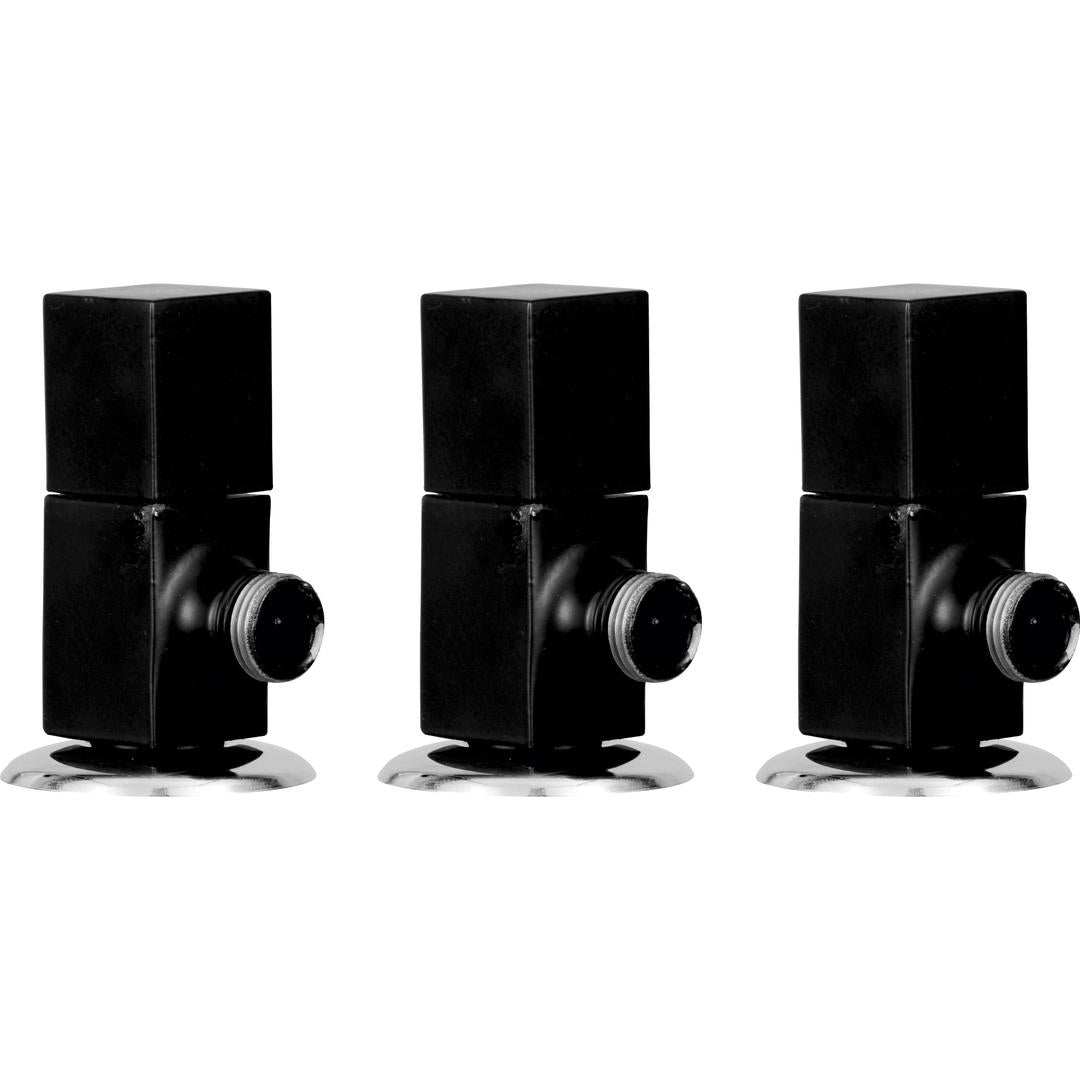 Matt-Black MEDUSA Circle Complete-Set 8-Pcs includes Bath Mixer(4th-rod, T-arm+ jet Shower)1Pcs,  Basin Mixer:1Pcs,  T-Cocks:3Pcs,Double Bib-Cock:1Pcs,Muslim Shower with Chain:1.20mtr 1PcsBasin waste:1Pcs