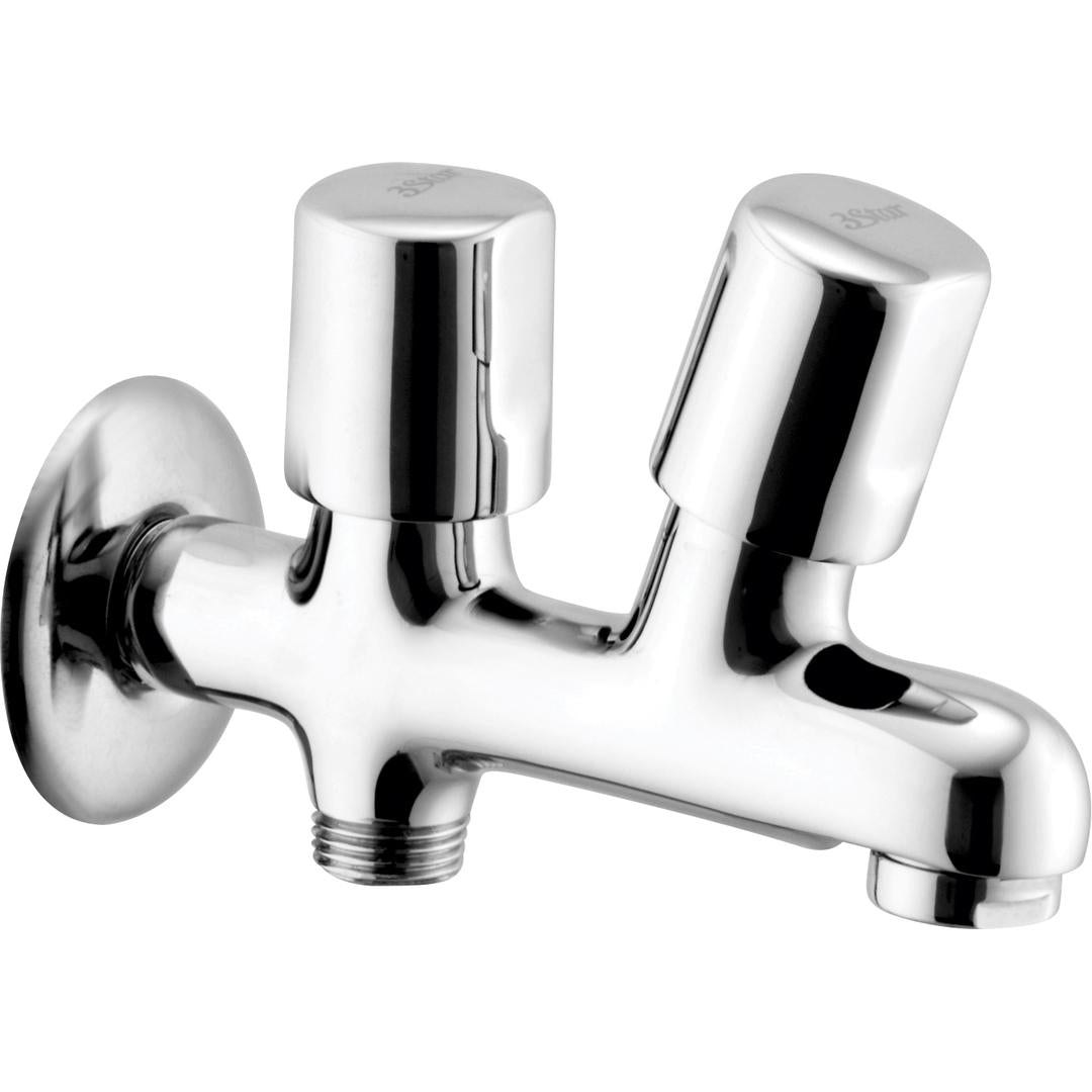 AQUANA Complete-Set 8-Pcs includes  bath Mixer(4th-rod, T-arm+ jet Shower)1Pcs, Basin Mixer:1Pcs,  Double BIb-Cock:1Pcs,   Muslim Shower with Chain:1.20mtr 1Pcs , T-Cocks:3Pcs,  Basin waste:1Pcs(AQA-0)