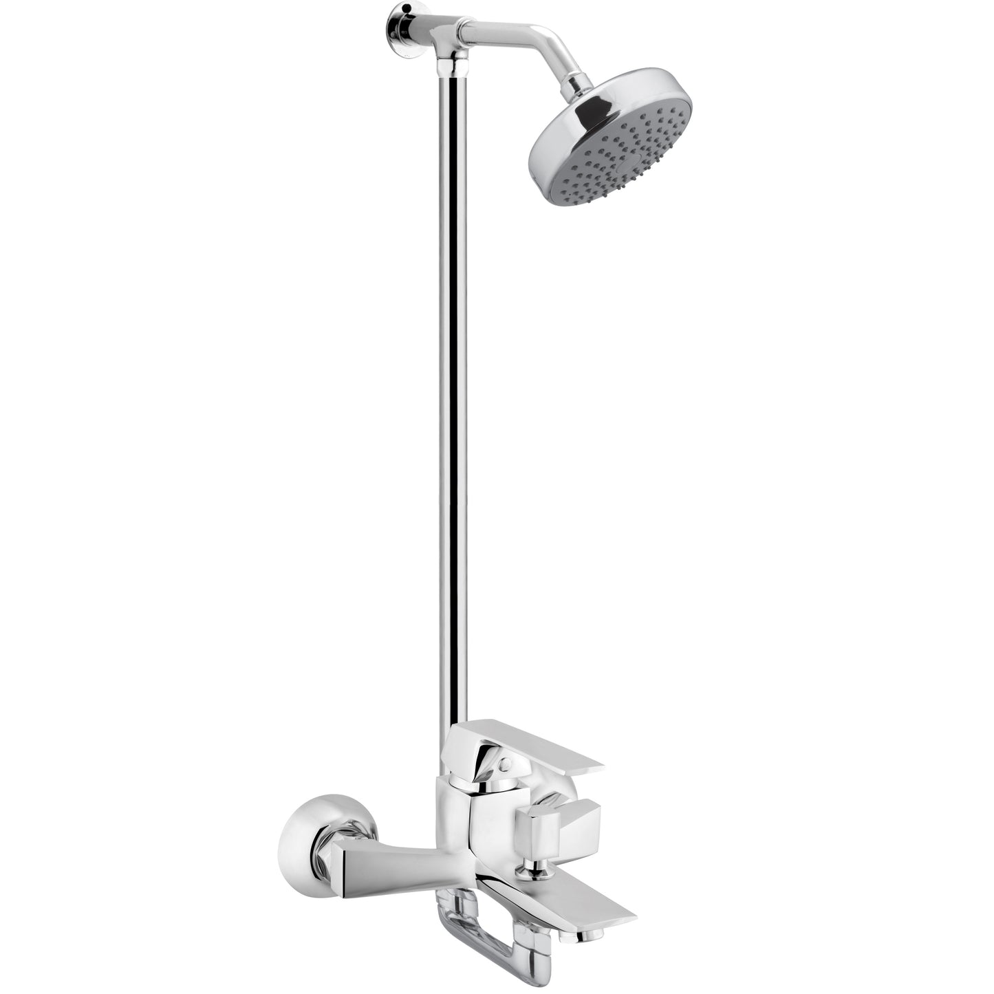 DOCOROUS-X Complete-Set 8-Pcs includes bath Mixer(4th-rod, T-arm+ jet Shower)1Pcs,Basin Mixer:1Pcs, Double did-Cock:1Pcs, Muslim Shower with Chain:1.20mtr 1Pcs, T-Cocks:3Pcs, Basin waste:1Pcs(DSX-01)