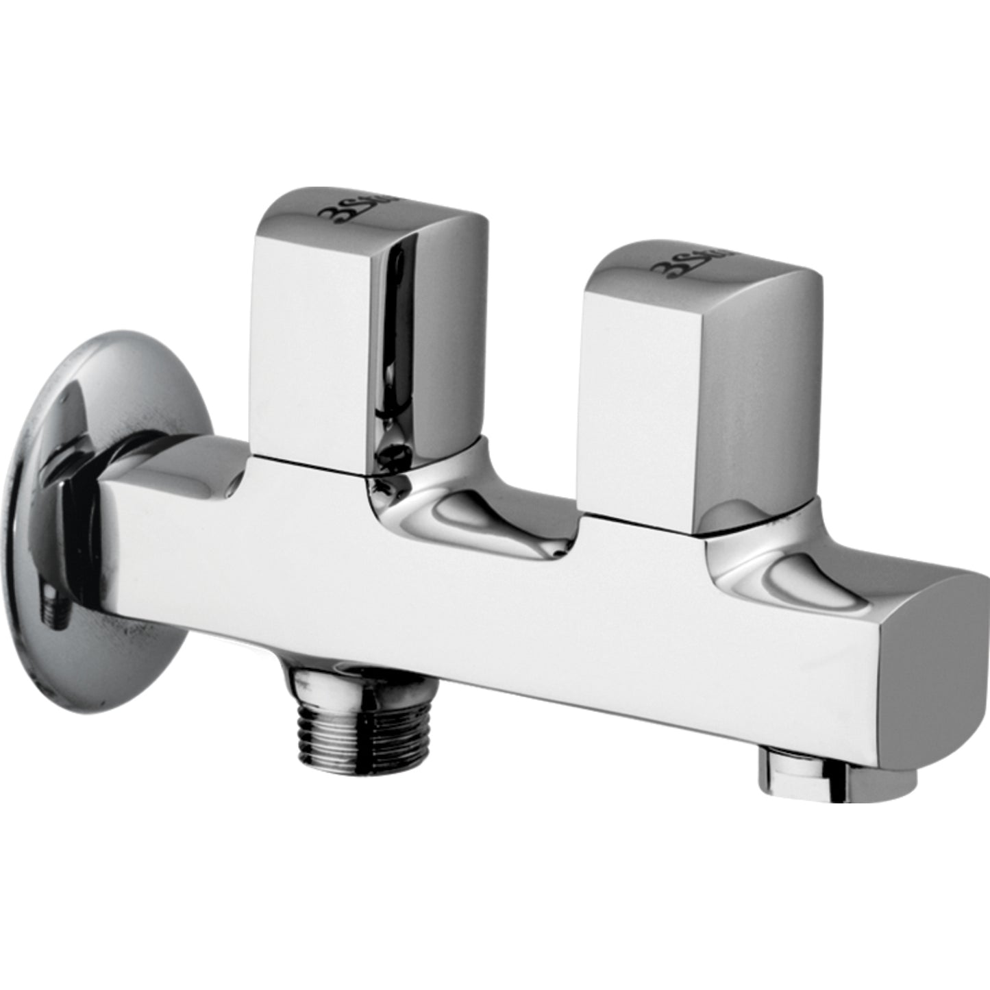 ELEGANCE Complete-Set 8-Pcs includes  bath Mixer(4th-rod, T-arm+ jet Shower)1Pcs, Basin Mixer:1Pcs,  Double Bib-Cock:1Pcs,   Muslim Shower with Chain:1.20mtr 1Pcs , T-Cocks:3Pcs,  Basin waste:1Pcs(EE-0)